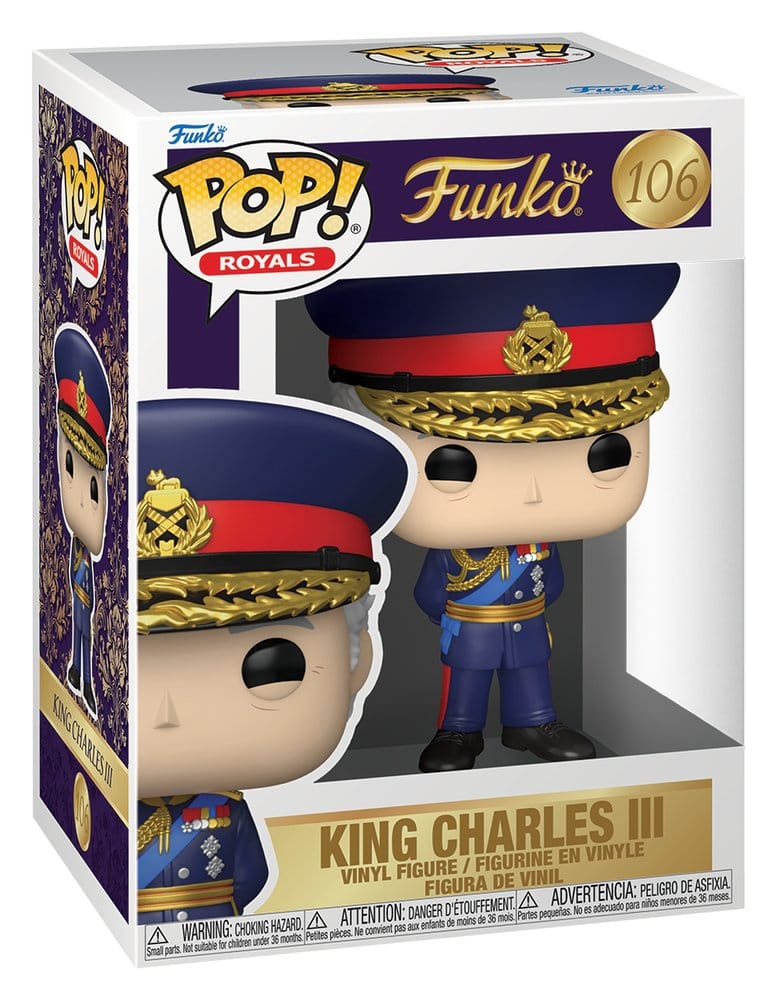 Royal Family Pop! Icons Vinyl Figura King Charles III with Chase 9 cm Sortido (6)