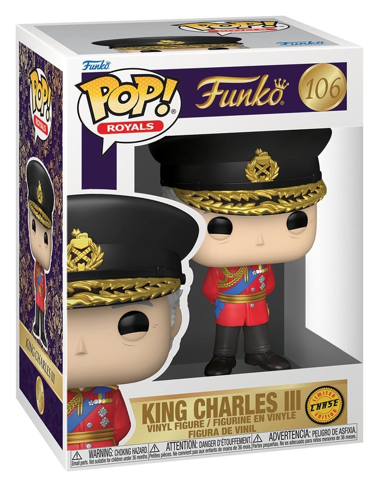 Royal Family Pop! Icons Vinyl Figura King Charles III with Chase 9 cm Sortido (6)