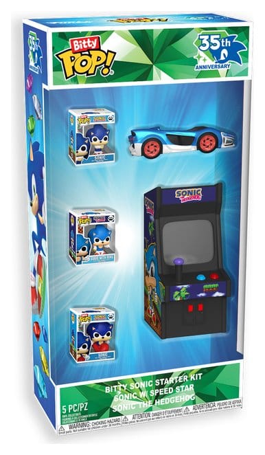 Sonic the Hedgehog Bitty POP! Pack de 6 Minifiguras Starter Pack Frikytopia