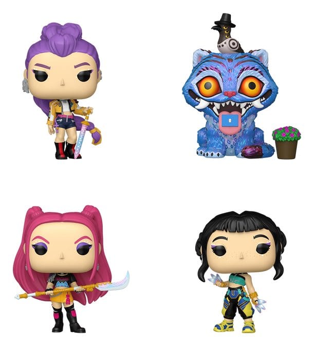 KPop Demon Hunters POP! Vinyl pack de 4 Figuras KPOP DH Frikytopia