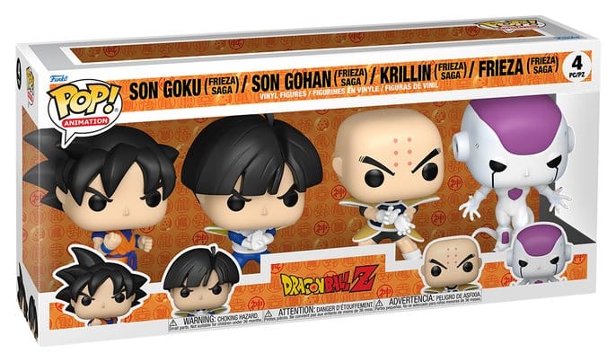 Dragon Ball Pack de 4 Figuras POP! Vinyl Refresh Bundle 9 cm