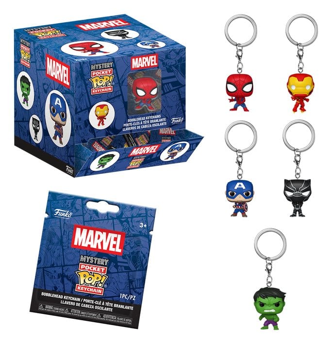 Marvel Comics Pocket POP! Vinyl 4 cm Expositor (12)
