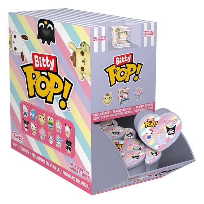 Hello Kitty&Friends Figura Pocket POP! Vinyl Hearts PDQ Display (24) 2,5 cm