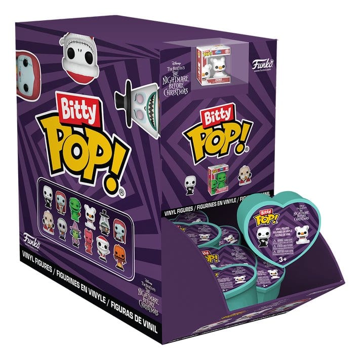 Pesadilla antes de Navidad Figura Pocket POP! Vinyl Hearts Classic PDQ Display (24) 2,5 cm
