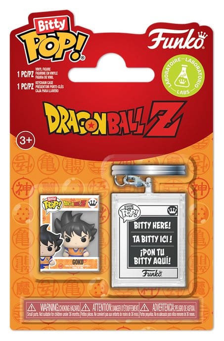 Dragon Ball Z Pack de 2 Figuras Bitty POP! & Accessory Vinyl Goku w/KCHN 2 cm Frikytopia