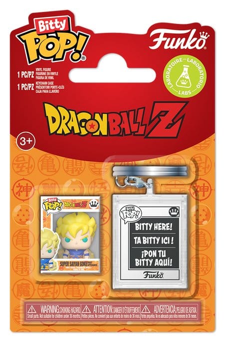 Dragon Ball Z Pack de 2 Figuras Bitty POP! & Accessory Vinyl Vegeta w/KCHN 2 cm