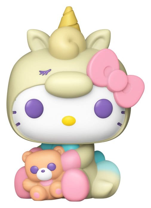 Sanrio Pack de 2 Figuras Bitty POP! & Accessory Vinyl Hello Kitty w/KCHN 2 cm
