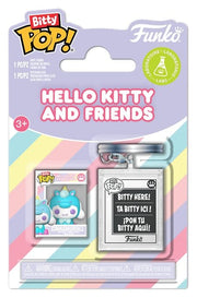 Sanrio Pack de 2 Figuras Bitty POP! & Accessory Vinyl Cinnamoroll w/KCHN 2 cm