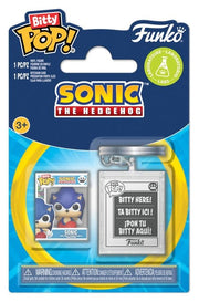 Sonic the Hedgehog Pack de 2 Figuras Bitty POP! & Accessory Vinyl Sonic w/KCHN 2 cm
