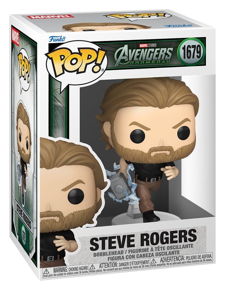 Marvel Pop! Comics Figura de Vinil Steve Rogers (Doomsday) 9 cm