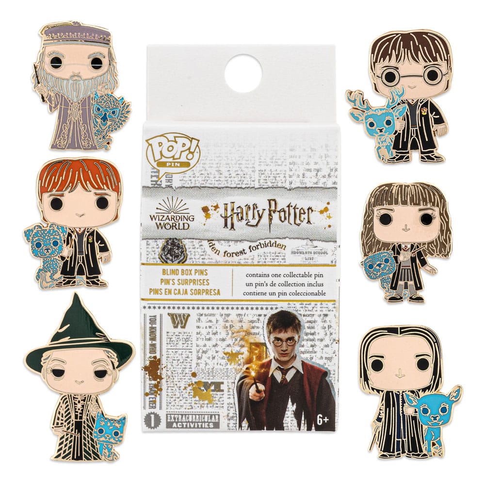 Harry Potter Loungefly POP! Pin Chapas esmaltadas Eaches 4 cm Surtido (12) Frikytopia