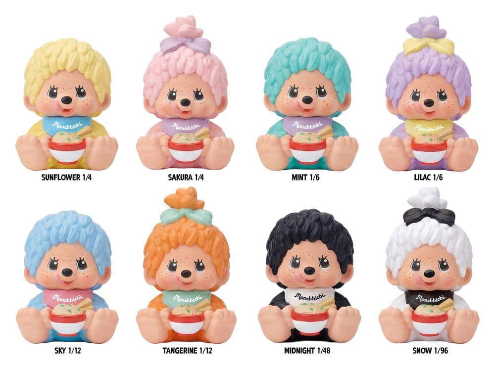 Monchhichi Rokimoto Figura Cup of Fun Sakura Series Blind Box Display (6) Frikytopia