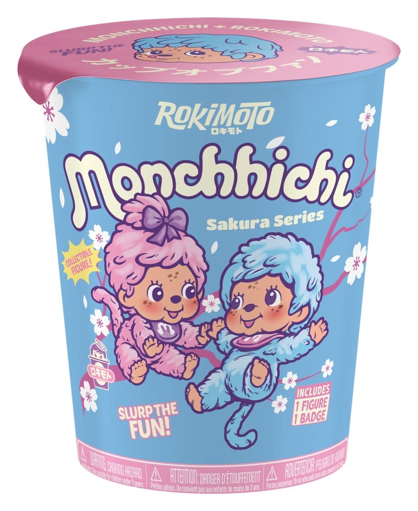 Monchhichi Rokimoto Figura Cup of Fun Sakura Series 10 cm Blind Box Display (6)