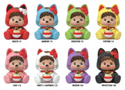 Monchhichi Rokimoto Figura Cup of Fun Lucky Cat Series 10 cm Blind Box Display (6)