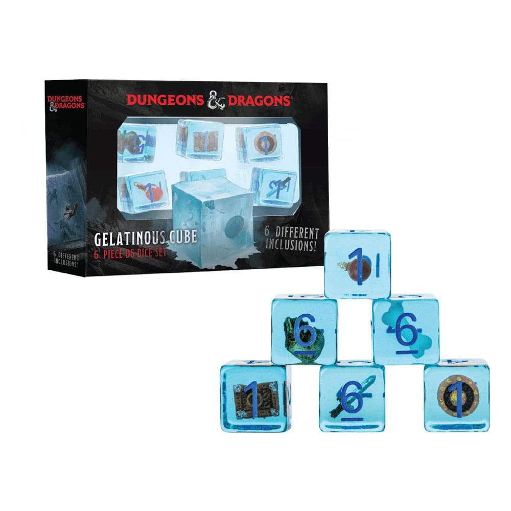 Dungeons & Dragons Pack de dados Gelatinous Cube (6)