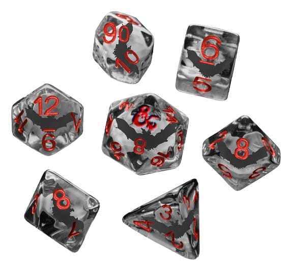 Dungeons & Dragons Ravenloft Pack de Dados Inclusion Bats (7) Frikytopia