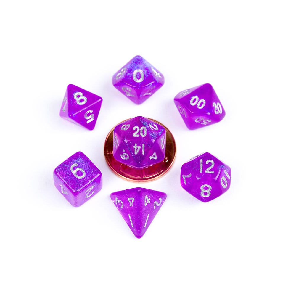 FanRoll Mini Pack de Dados Stardust Purple (7)