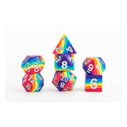 FanRoll Sharp Edge Silicone Pack de Dados Rainbow (7)