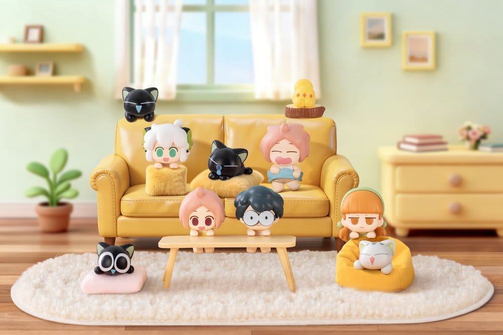 Luo Xiaohei Peekrin Series 1 Blind Box pack de 2 Figuras Mini Expositor (4)