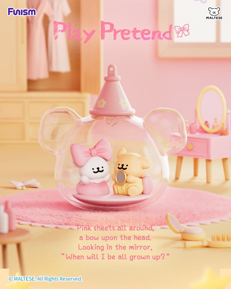 Maltese Childhood Days Series Figura Mini Blind Box Expositor (8)