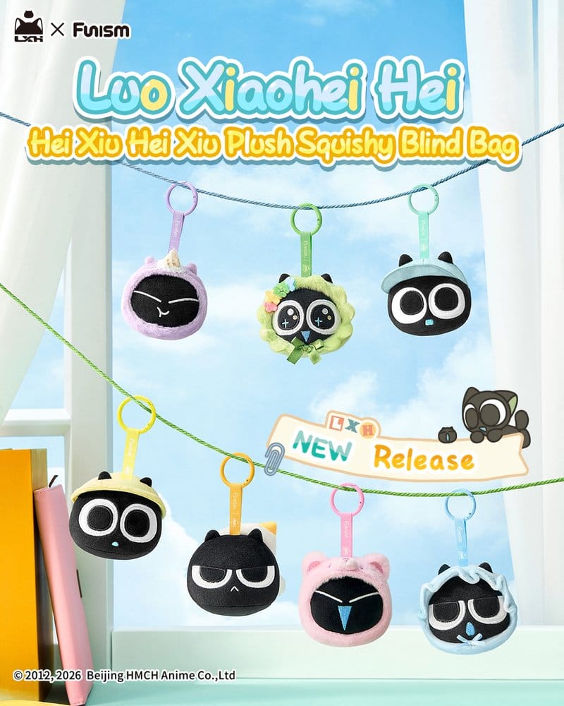 Luo Xiaohei Hei Xiu Hei Xiu Peluche Squishy Blind Bag Expositor (6)