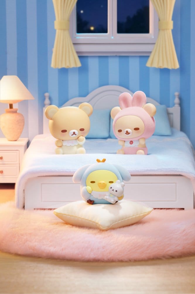 Rilakkuma Nuonuo Baby Series Blind Box Figuras Mini Cubby Face Expositor (4)