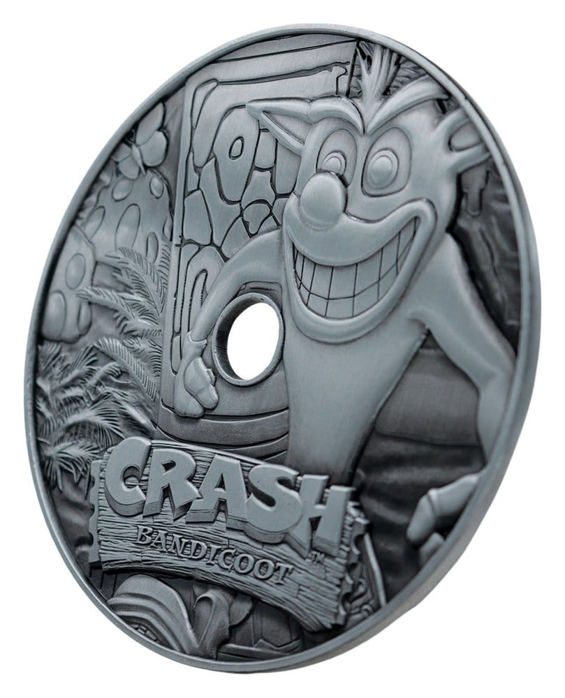 Crash Bandicoot Réplica Metal CD-ROM Collectible Limited Edition 11 cm