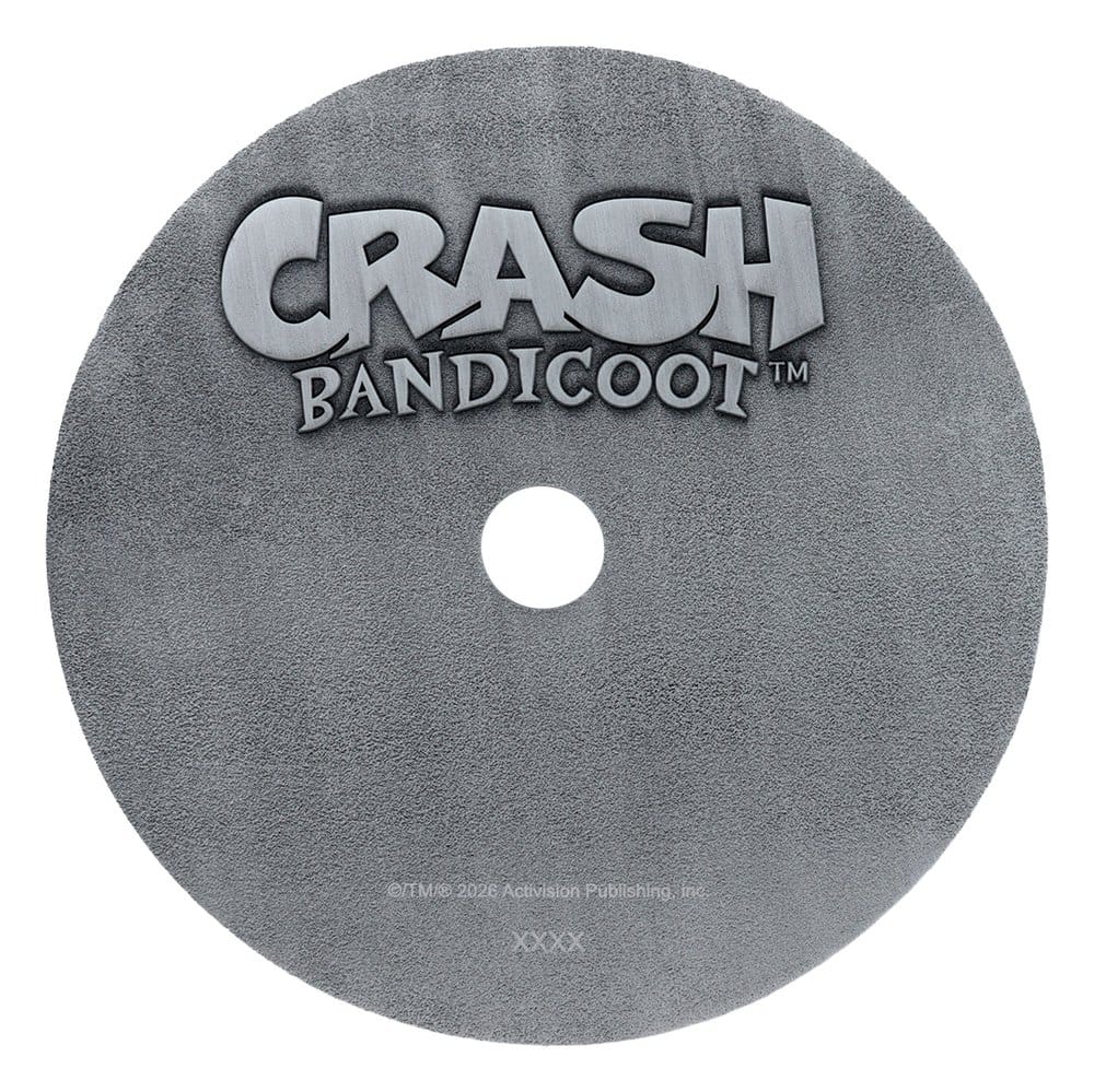 Crash Bandicoot Réplica Metal CD-ROM Collectible Limited Edition 11 cm