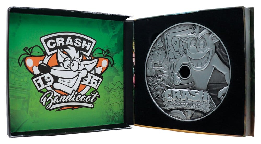 Crash Bandicoot Réplica Metal CD-ROM Collectible Limited Edition 11 cm