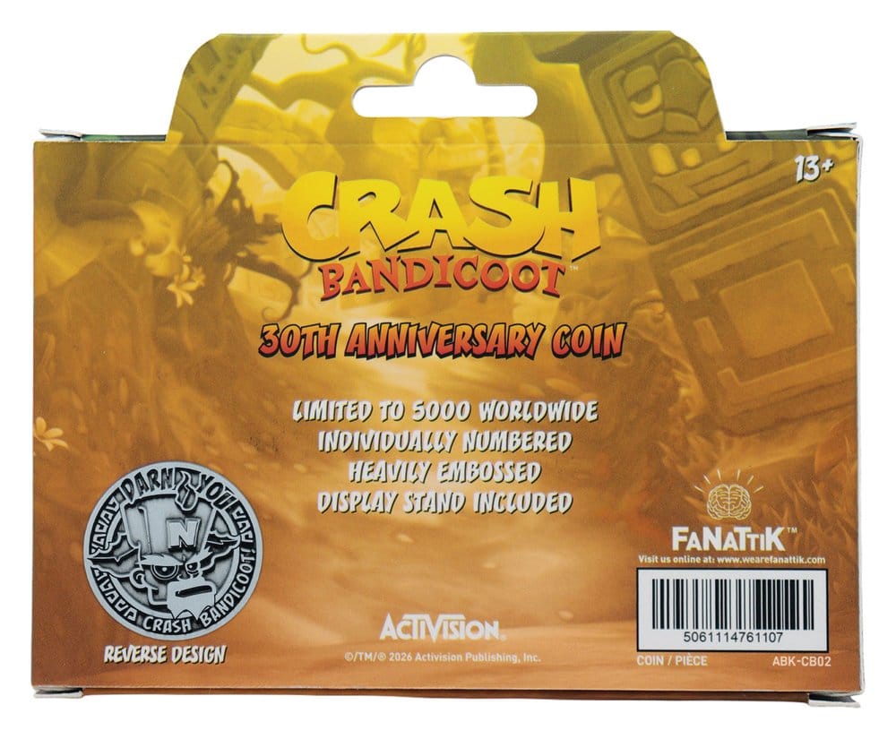 Crash Bandicoot Moneda Presentation Edición Limitada