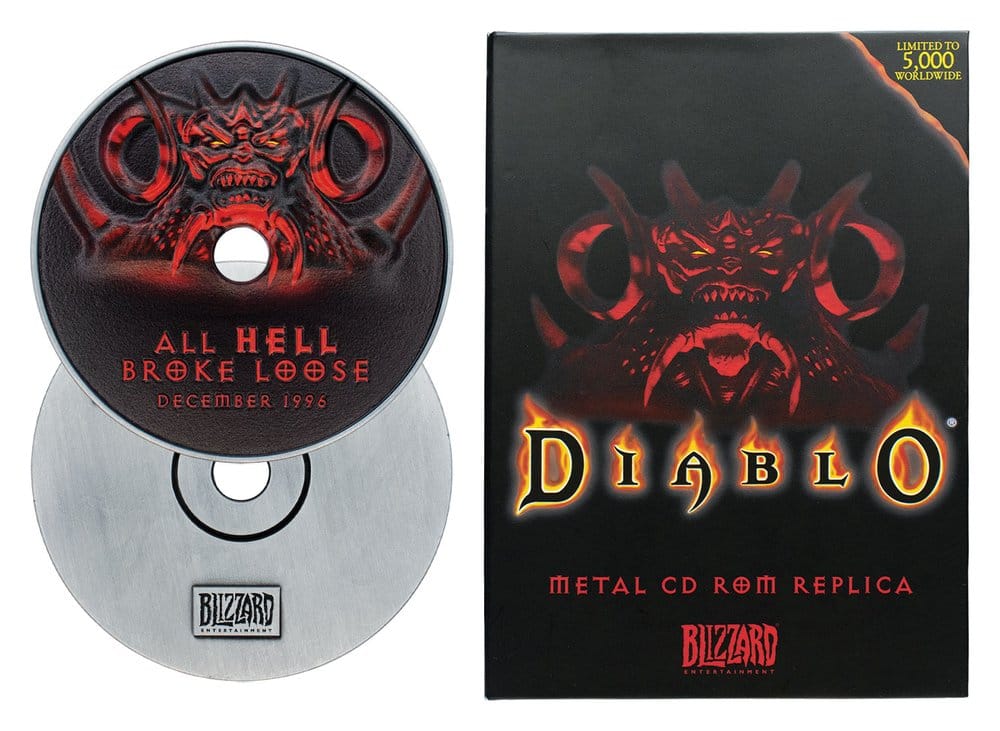Diablo Réplica 30th Anniversary CD-ROM Limited Edition 11 cm