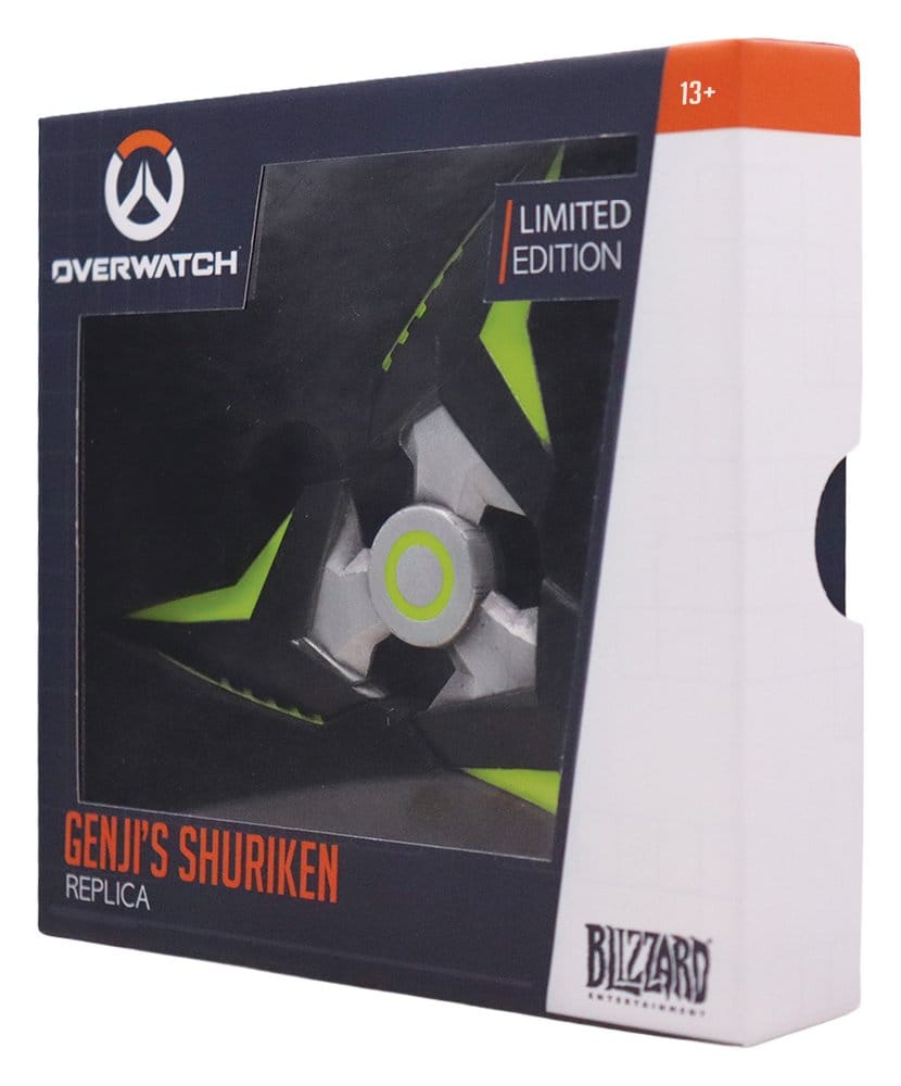 Overwatch Réplica Genji's Shuriken Edição Limitada 10 x 10 x 2 cm
