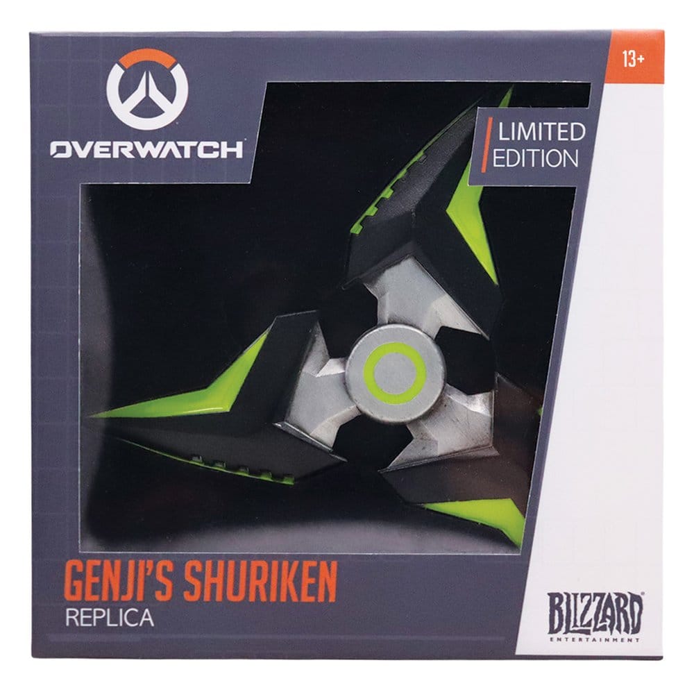 Overwatch Réplica Genji's Shuriken Edição Limitada 10 x 10 x 2 cm