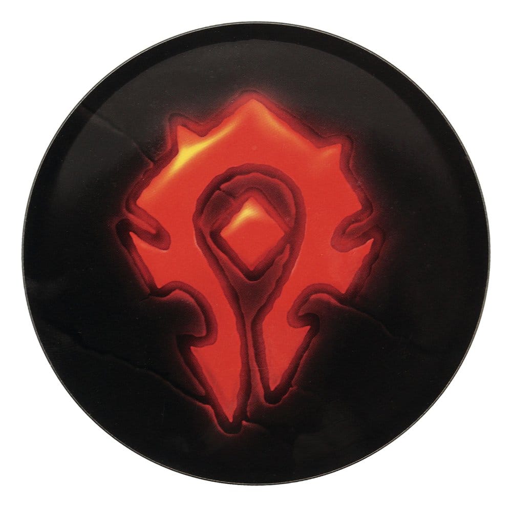 World of Warcraft Pack de 4 Posavasos de metal impreso