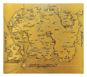 The Elder Scrolls Réplica Metal Map of Tamriel Limited Edition 15 x 13 cm