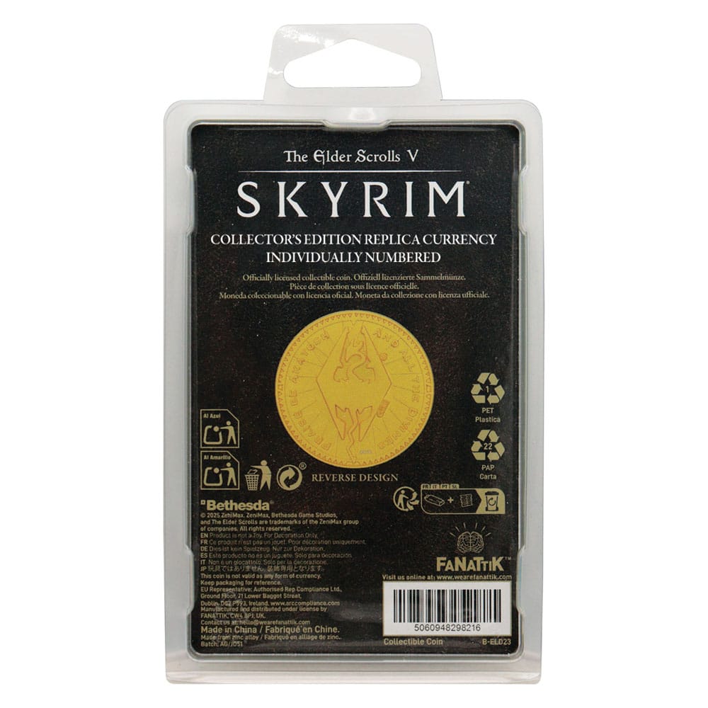 The Elder Scrolls Moeda Septim Misty Gold Edition