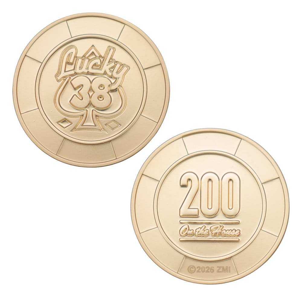 Fallout: New Vegas Réplica Lucky 38 Imitation Gold Casino Set Limited Edition