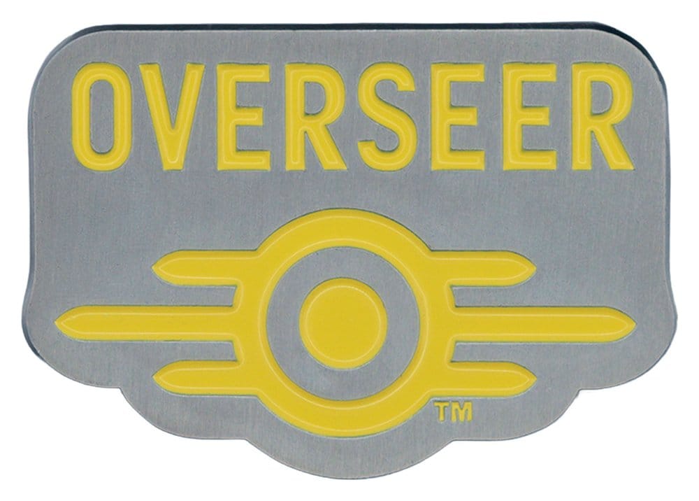 Fallout Vault-Tec Overseer Llavero & Chapa Set