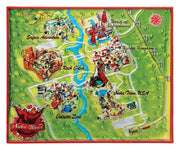 Fallout Réplica Metal Map Nuka-World Limited Edition 16 x 13 cm