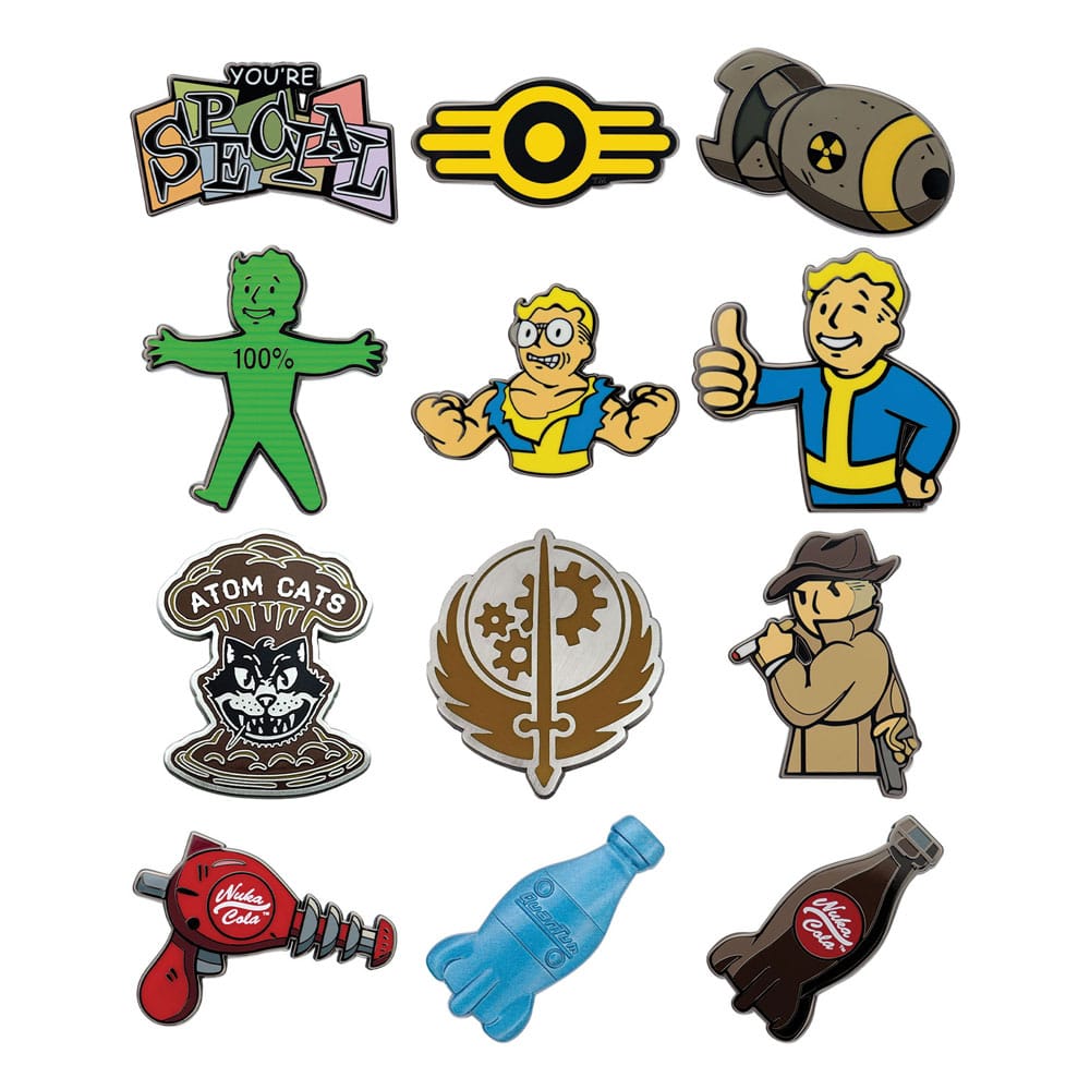 Fallout Chapas Mystery Pin Badge Volume 2 Expositor (12) Frikytopia