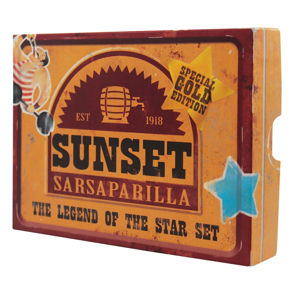 Réplica colecionável Fallout Sunset Sarsaparilla Legend of the Star Edição Limitada Cor Dourada