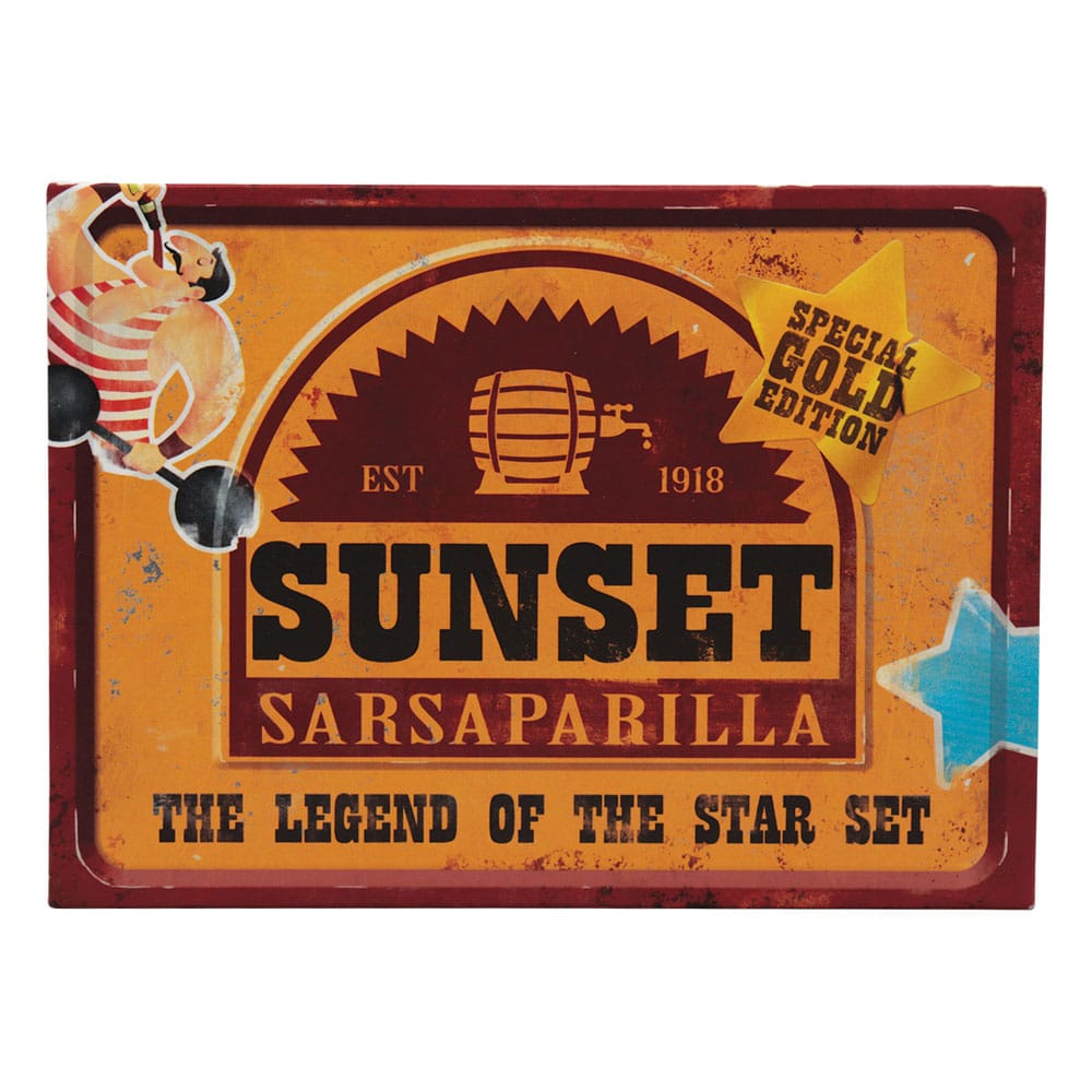 Réplica colecionável Fallout Sunset Sarsaparilla Legend of the Star Edição Limitada Cor Dourada