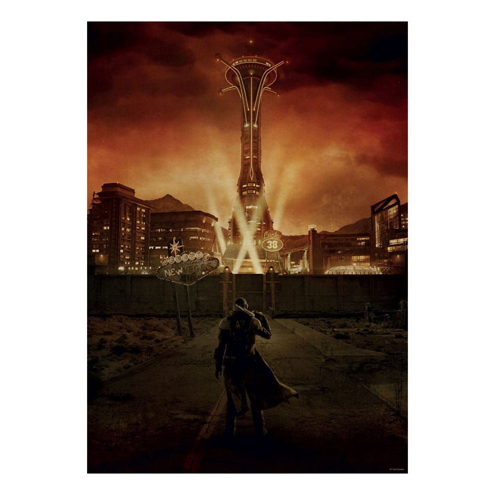 Fallout: New Vegas Litografia Edition 42 x 30 cm