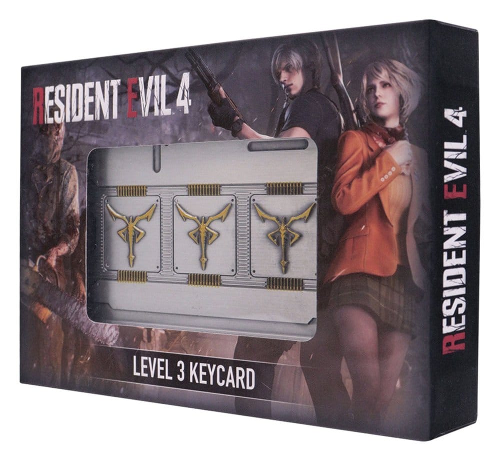 Resident Evil 4 Pack de 3 Réplicas Level 3 Keycards Limited Edition
