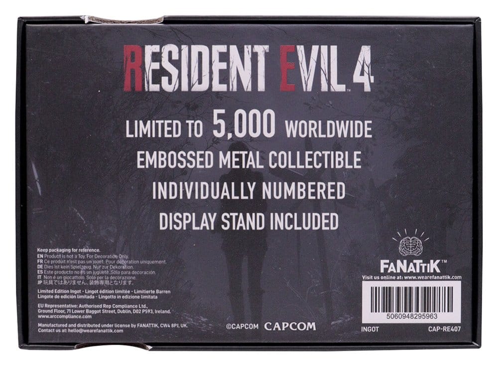 Resident Evil 4 Pack de 3 Réplicas Level 3 Keycards Limited Edition