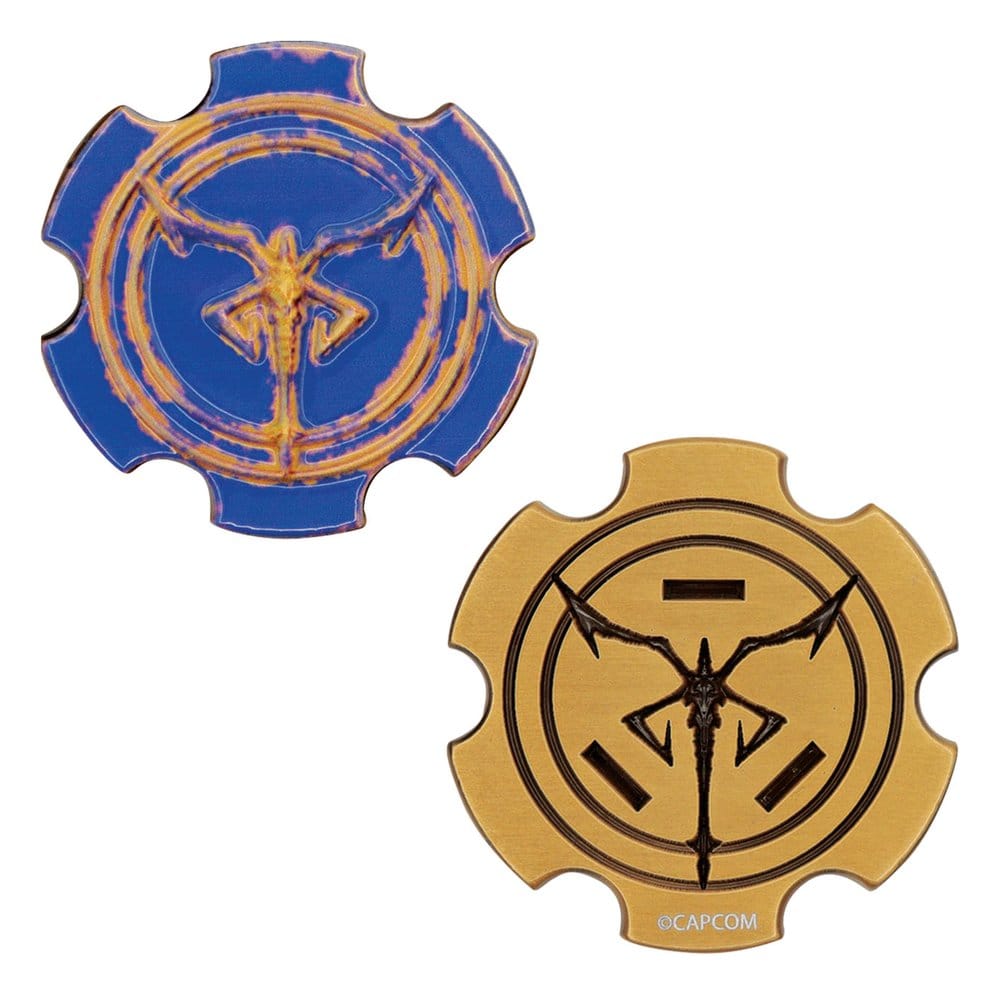 Resident Evil 4 Réplica Church Puzzle Medallion Set