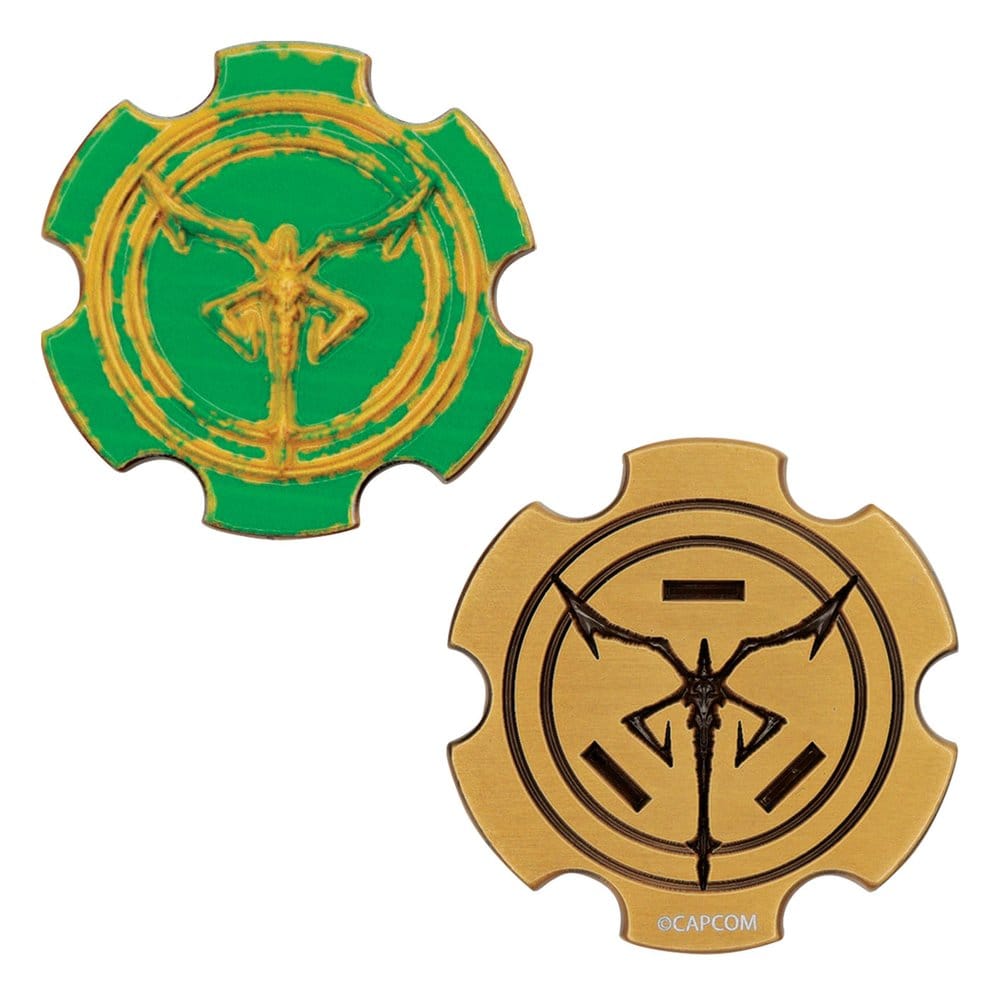 Resident Evil 4 Réplica Church Puzzle Medallion Set