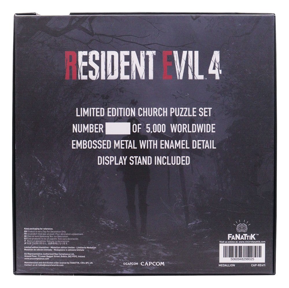 Resident Evil 4 Réplica Church Puzzle Medallion Set