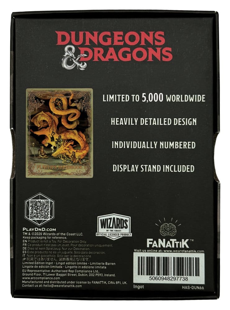 Dungeons & Dragons Lingote Player´s Handbook Alternate Cover Limited Edition