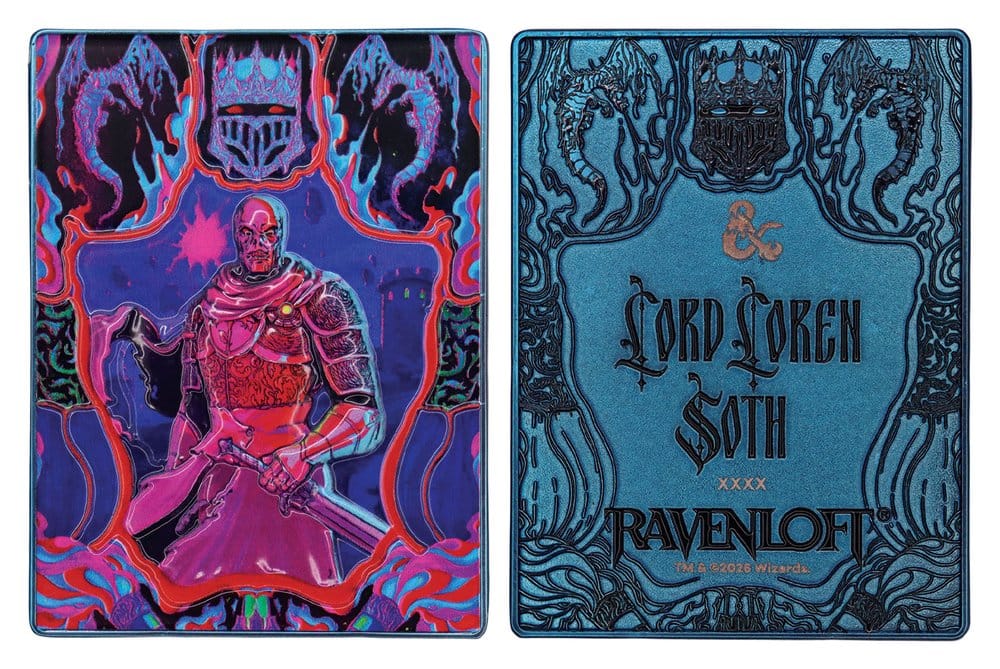 Dungeons & Dragons Lingote Set of Three Ravenloft Darklord Ingots Limited Edition